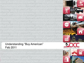 Buy American Act Compliance