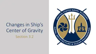 Changes in Ship's Center of Gravity and Weight Distribution