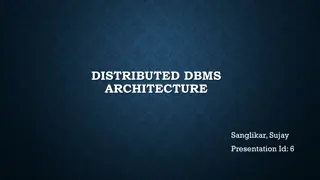 Distributed DBMS Architecture