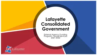 External Agency Funding Program for Social Services in Lafayette Parish