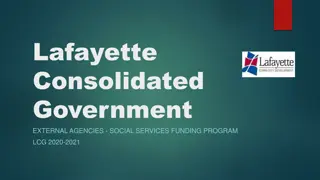 Lafayette External Agency Funding Program 2020-2021