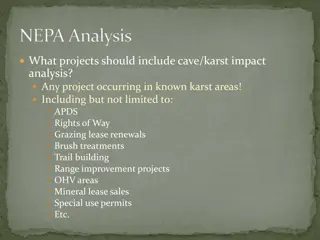 Effective Cave and Karst Impact Analysis for Environmental Projects