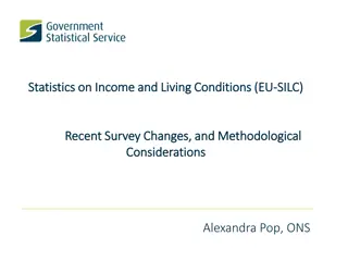 Recent Changes in EU-SILC Survey Methodology