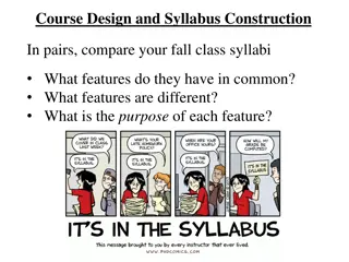 Effective Syllabus Design for Educational Success