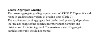 Coarse Aggregate Grading & Crushing Strength in Road Construction