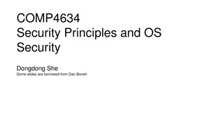 OS Security Principles and Vulnerabilities