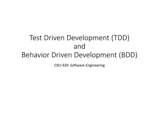 Test-Driven Development Principles