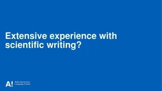 Effective Strategies for Scientific Writing Success