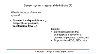 Sensor Systems and Hierarchical Design