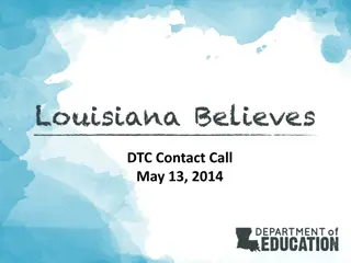 Louisiana Statewide Assessment Programs Planning and Implementation