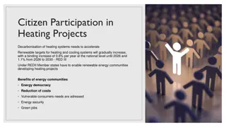 Accelerating Citizen Participation in Heating Projects for Energy Transition