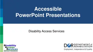 Accessible PowerPoint Presentations: Enhancing Usability for All