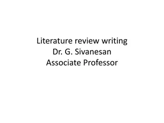 Importance of Literature Reviews in Management Research