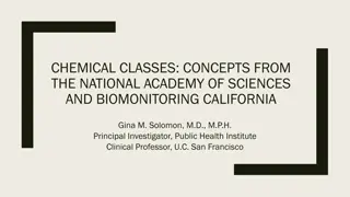 Chemical Classes and Hazard Assessment Recommendations