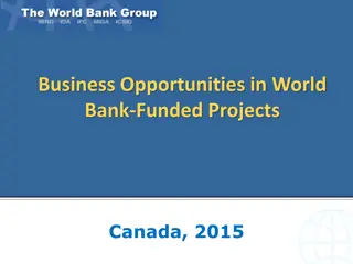 Explore Business Opportunities in World Bank-Funded Projects in Canada 2015