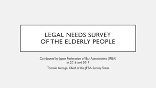 Insights from Japan Federation of Bar Associations' Survey of Elderly Legal Needs
