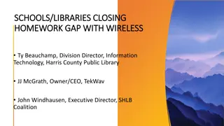 Bridging the Homework Gap: Innovative Solutions by Schools and Libraries