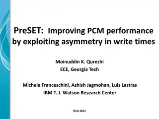Leveraging Write Asymmetry for Enhanced PCM Performance