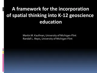 Enhancing K-12 Geoscience Education with Spatial Thinking Integration