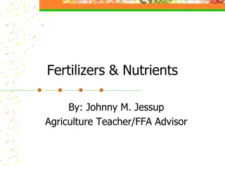 Essential Plant Nutrients and Their Functions in Agriculture