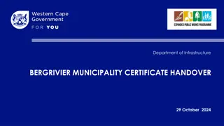 Bergrivier Municipality Phase IV Performance Analysis