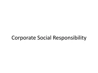 Corporate Social Responsibility and its Impact on Business