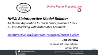 Teach Conceptual & Stock & Flow Modeling with Model Builder
