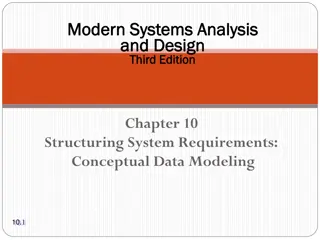 Conceptual Data Modeling Process