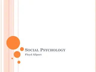 Social Psychology and the Influence of Floyd Allport