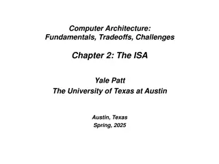 Computer Architecture: The Interface Between Hardware and Software