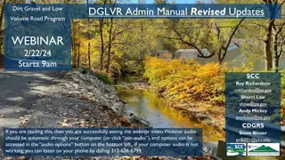 DGLVR Administrative Manual Updates - Proposed Changes Effective 7/1/2024