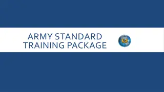 Standard Army Training Package and Fiscal Law 101 Overview
