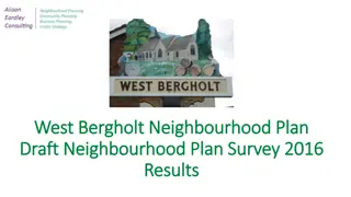 Insights from West Bergholt Neighbourhood Plan Survey 2016