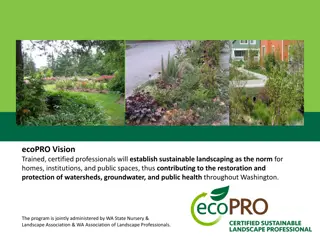 Sustainable Landscaping Program in Washington State