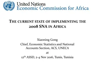 Implementing the 2008 SNA in Africa: Current Status and Challenges