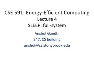 Energy-Efficient Computing Strategies and Techniques
