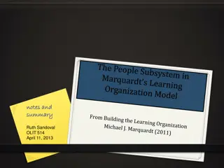 Marquardt's System Learning Organization Model