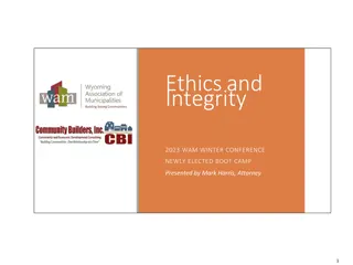 Ethics and Integrity at WAM Winter Conference: Insights on Compliance and Municipal Ethics