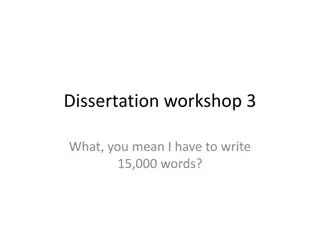 Effective Dissertation Writing Strategies: Planning, Organizing, Structuring, and Editing