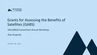 Grants for Assessing Benefits of Satellites Consortium Workshop