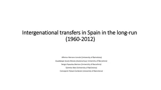 Intergenerational Transfers in Spain: Long-Term Analysis