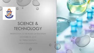 Exciting Science and Technology Updates for Education Board Presentation