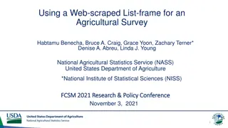 Leveraging Web-Scraped List-Frames for Agricultural Surveys