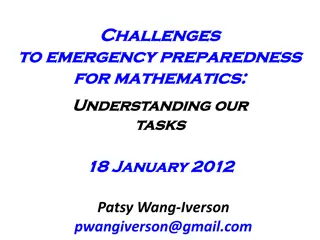 Fostering Mathematical Thinking in Disaster Preparedness Education