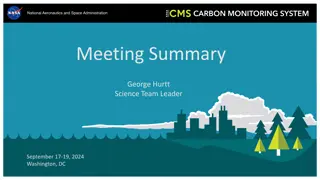 Key Highlights from George Hurtt Science Team Leader Meeting