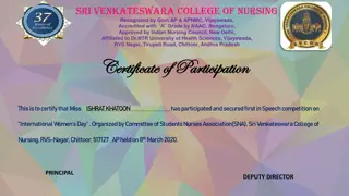 Sri Venkateswara College of Nursing in Andhra Pradesh