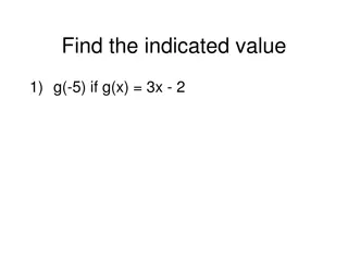 Linear Functions, Slope, Intercepts, and Slope Calculation