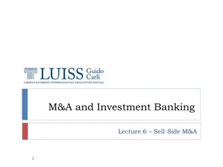 Structuring the Process Key Considerations in Sell-Side M&A