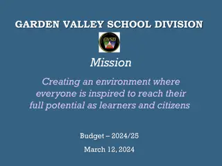 Garden Valley School Division Overview and Funding Breakdown 2024-25
