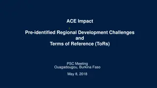 Development Challenges and Terms of Reference for ACE Impact Project